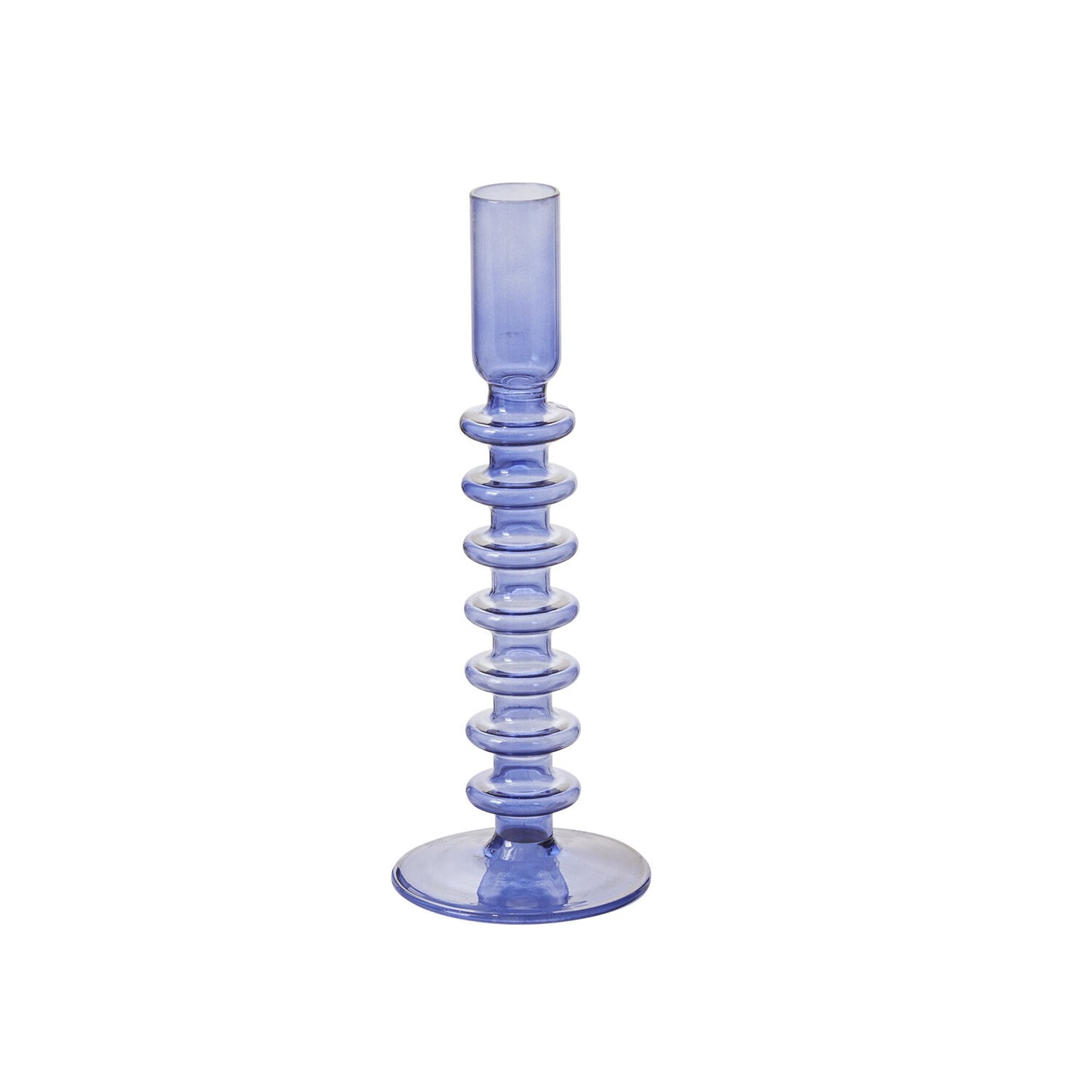 LUMINA COLL.VIOLET CANDLEHOLDER TALL