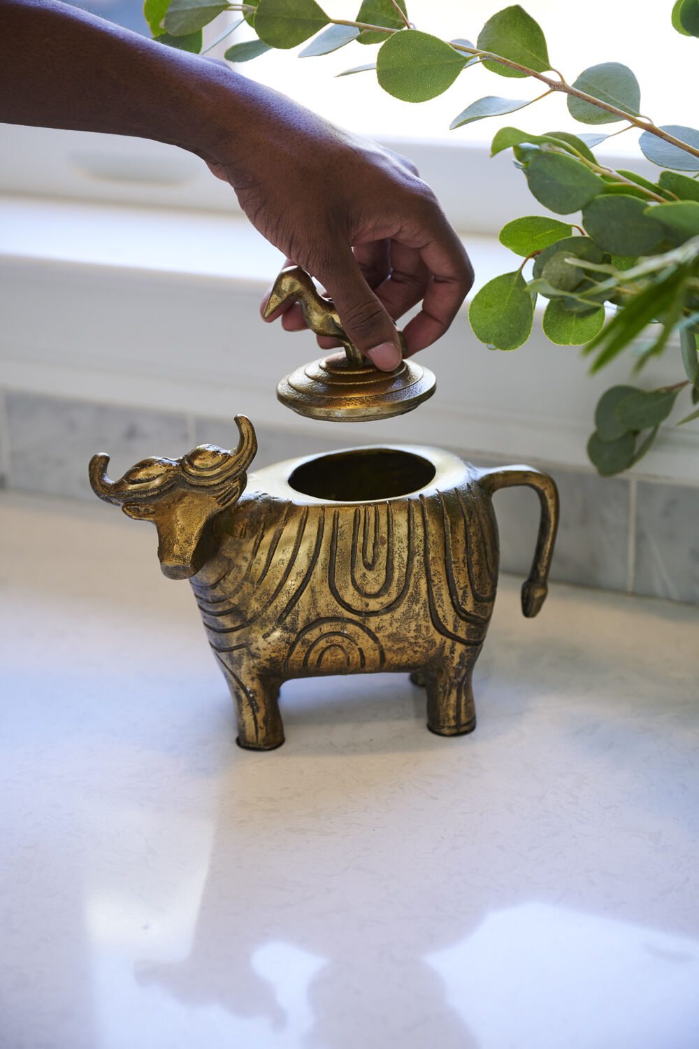 WATER BUFFALO SCULPTURE